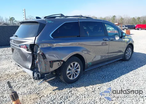 2024 Toyota Sienna Xle из США, поврежденный, VIN 5TDJRKEC8RS219789